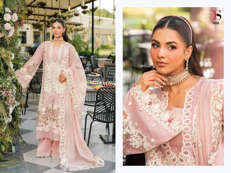 Deepsy Elaf 4 Cotton With Embroidery Work Pakistani Salwar Kameez