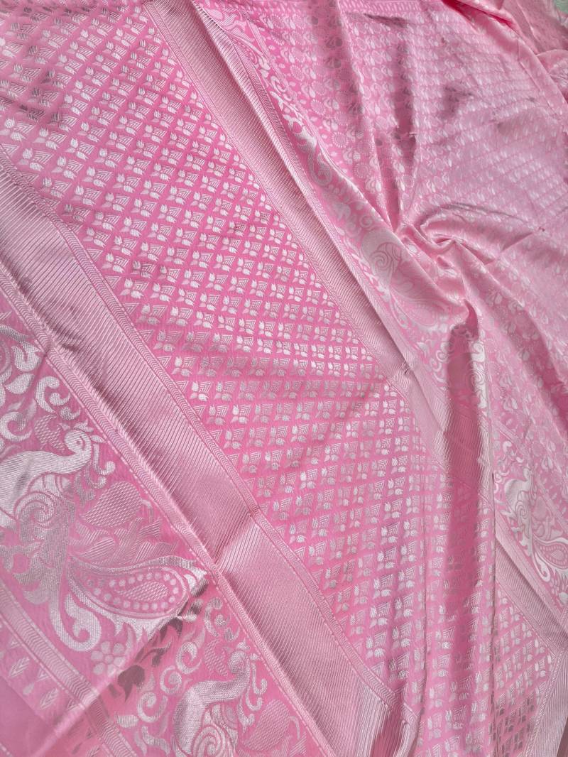 Soft Silk 3016 Lichi Soft Silk Rich Pallu Wedding Wear Saree
