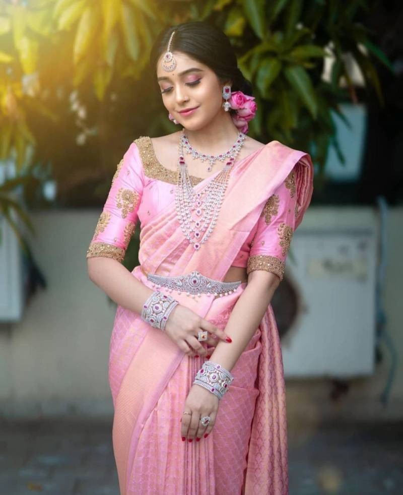 Soft Silk 3016 Lichi Soft Silk Rich Pallu Wedding Wear Saree
