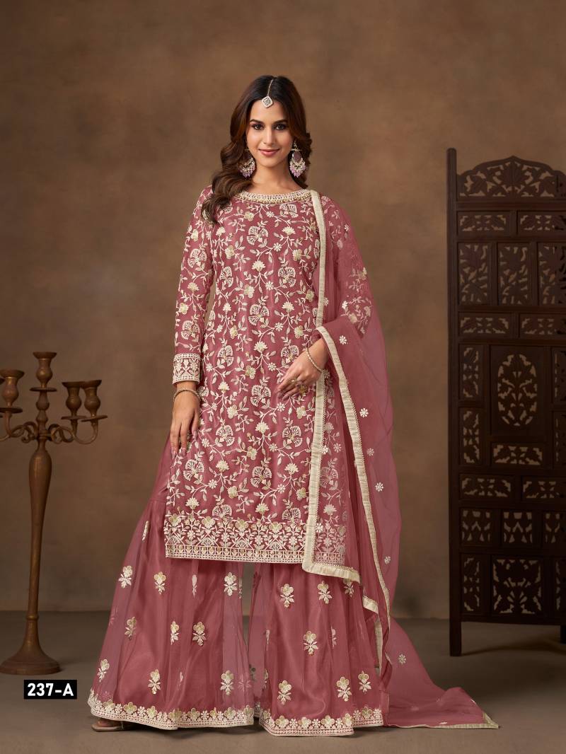 Aanaya Vol 237 Satin Net Stylish Designer Salwar Kameez Collection