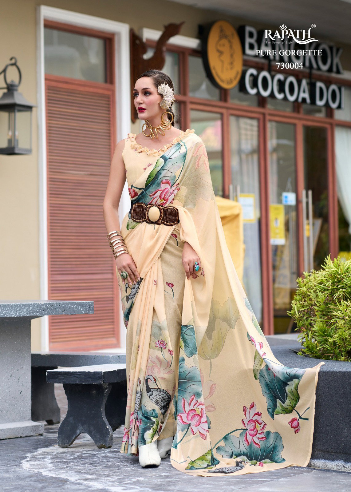Rajpath Sakira Pure Georgette Printed Saree