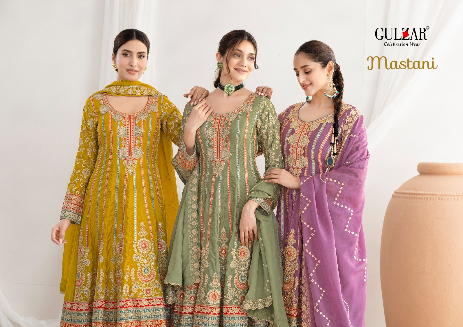 Gulzar Mastani Ho Silk Dabka Dori And Resham Work Readymade Suit