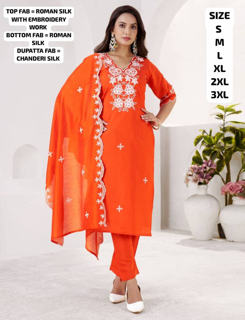9Star Fashion Namo Hit Vol 1 Roman Silk Designer Kurti With Bottom Dupatta