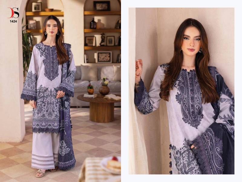 Deepsy Jade Bliss Lawn 25 Vol 3 Cotton Dupatta Cotton Pakistani Suits