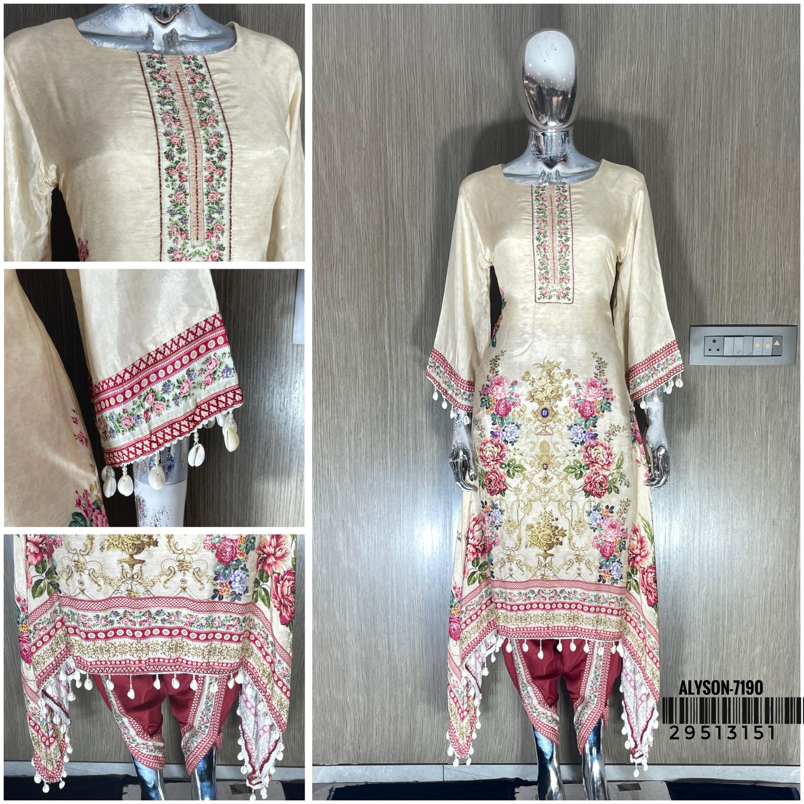 Swt Alyson Vol 4 Pure Muslin Digital Printed Co Ord Set