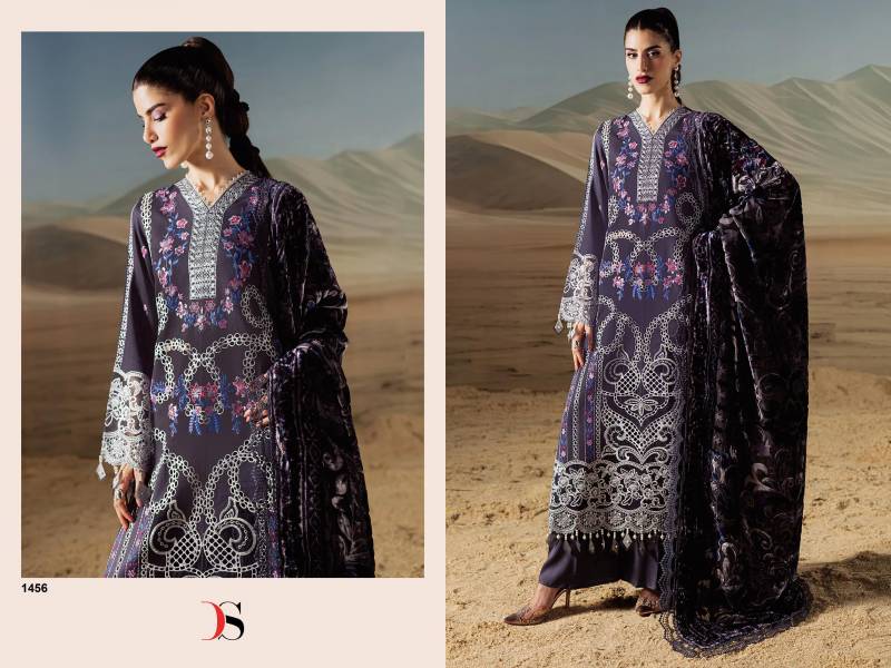 Deepsy Mahnoor Cotton Dupatta Rayon Embroidery Pakistani Salwar Kameez