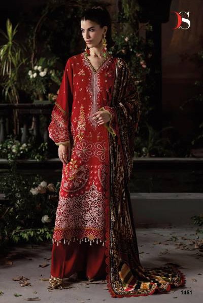 Deepsy Mahnoor Chiffon Dupatta Rayon Embroidery Pakistani Salwar Kameez
