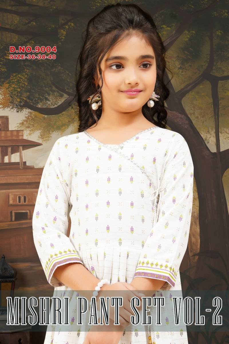 Mishri Pant Set Vol 2 Cotton Printed Kurti With Bottom Dupatta