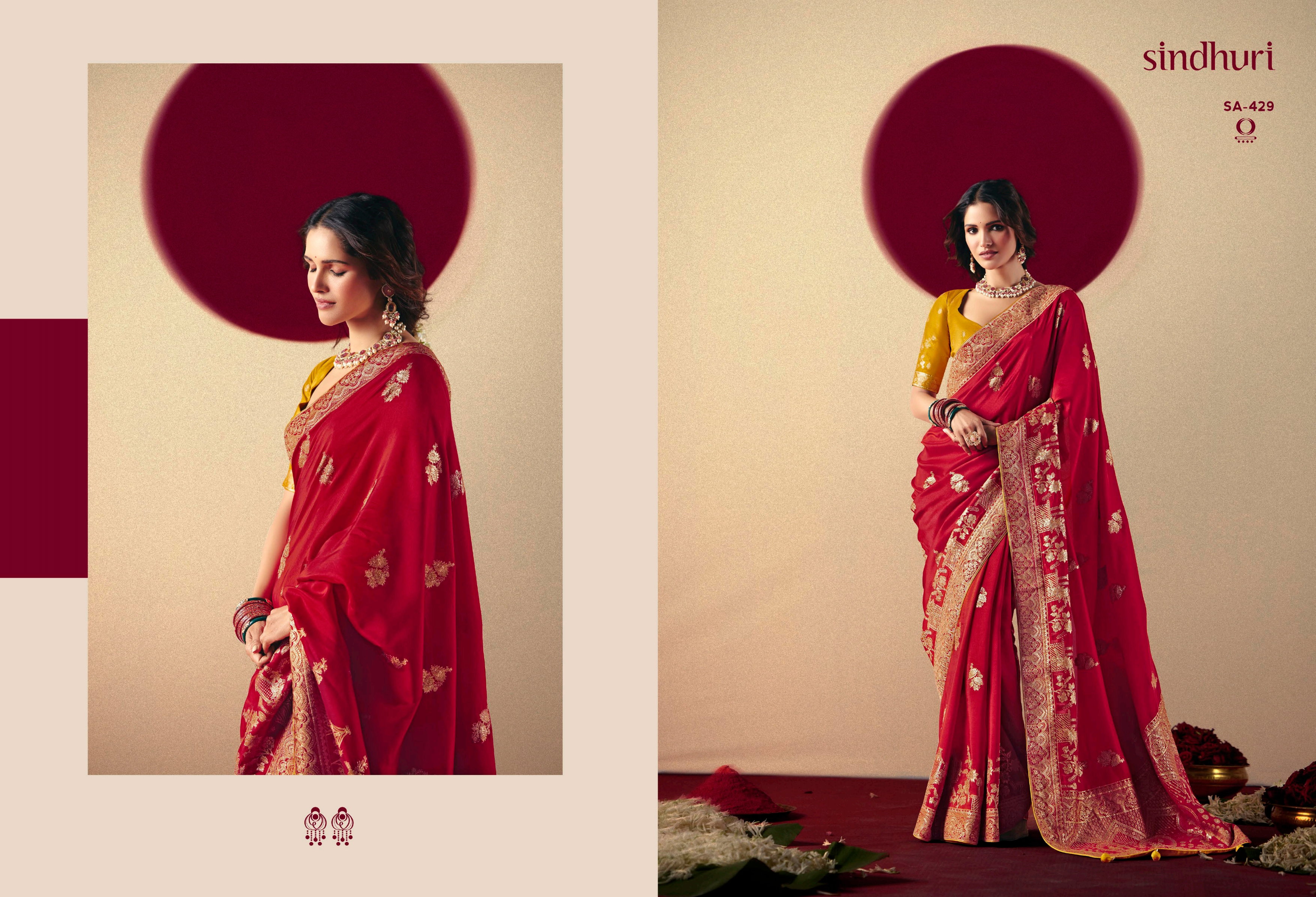 Kimora Devika Pure Viscose Dola Silk With Zari Weaving Saree Collection