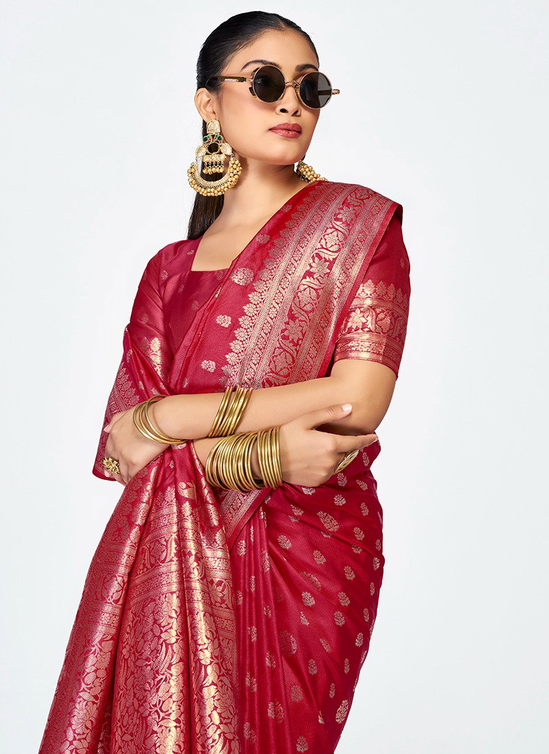 Vellora Vol 1 Banarasi Silk Weaving Work Saree
