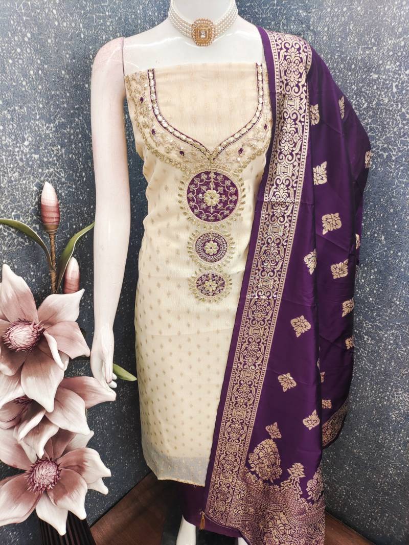 Cp 9121 Simmer Silk Beautiful Dress Material Collection