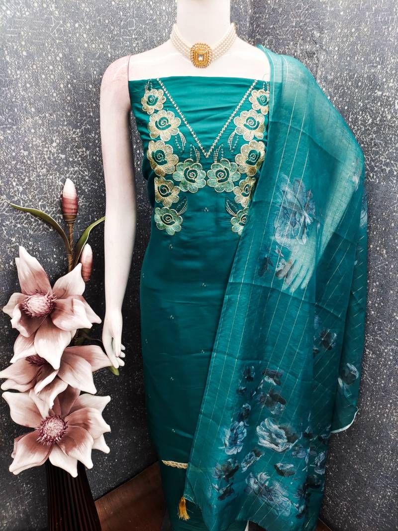 Cp 9124 Roman SIlk Fancy Dress Material Collection