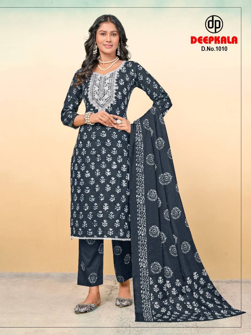 Deepkala Arohi Vol 1 Cotton Batik Printed Kurti With Bottom Dupatta