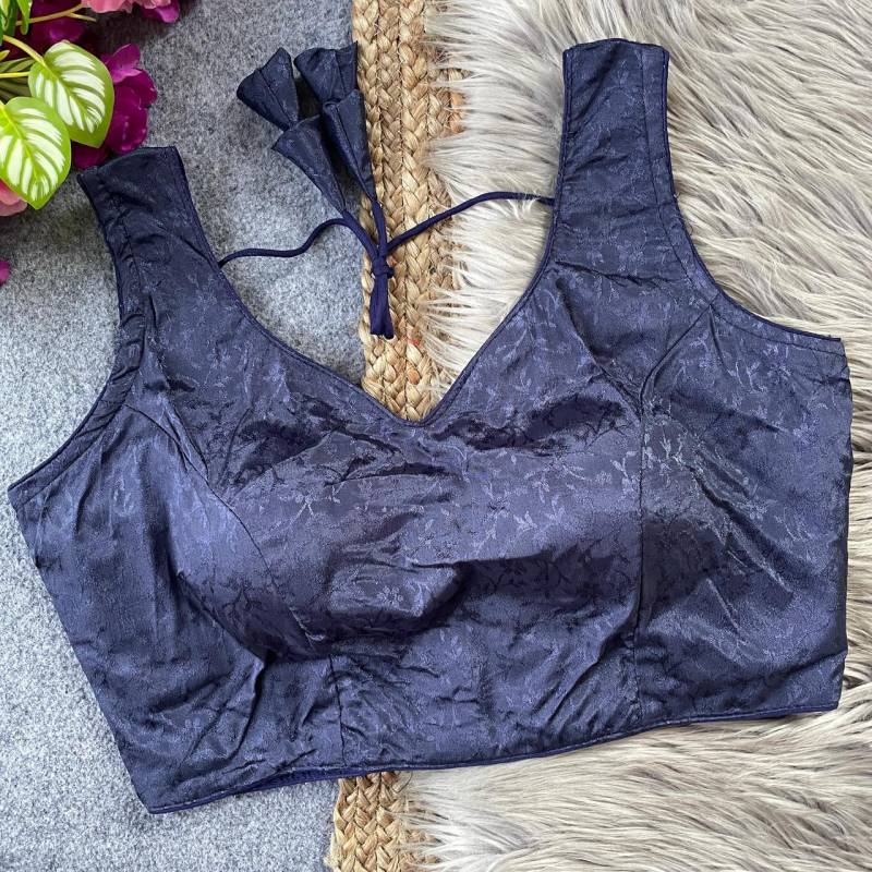 Fab Lagri Chinon Silk Jacquard Fancy Blouse Collection