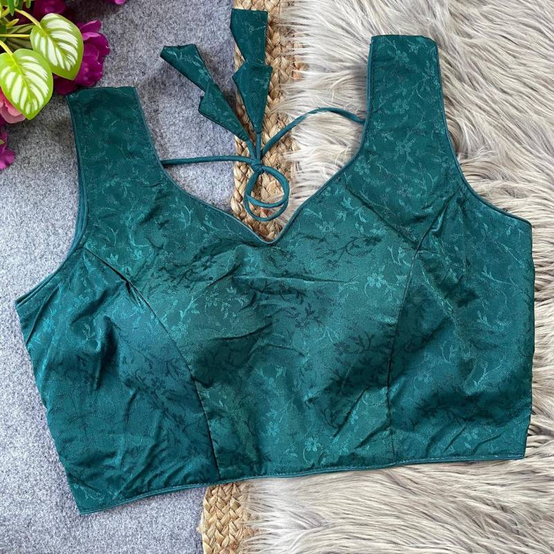 Fab Lagri Chinon Silk Jacquard Fancy Blouse Collection