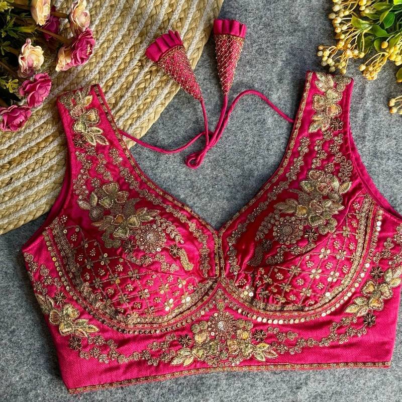Fab Beads 1 Soft Italian Silk Sequence Blouse Collection