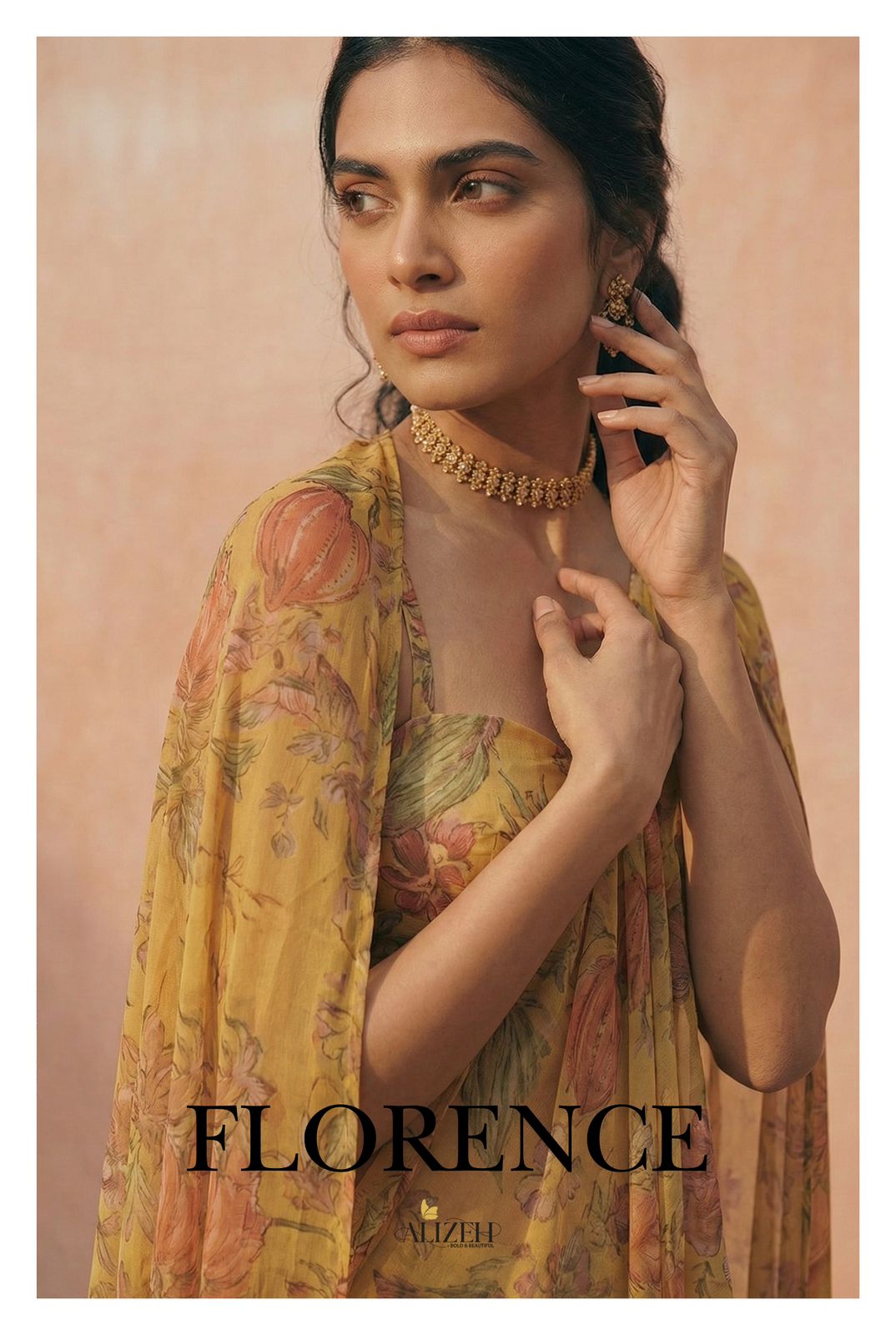 Alizeh Florence Georgette Printed lehenga Choli