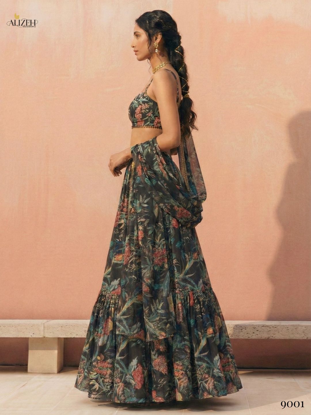 Alizeh Florence Georgette Printed lehenga Choli