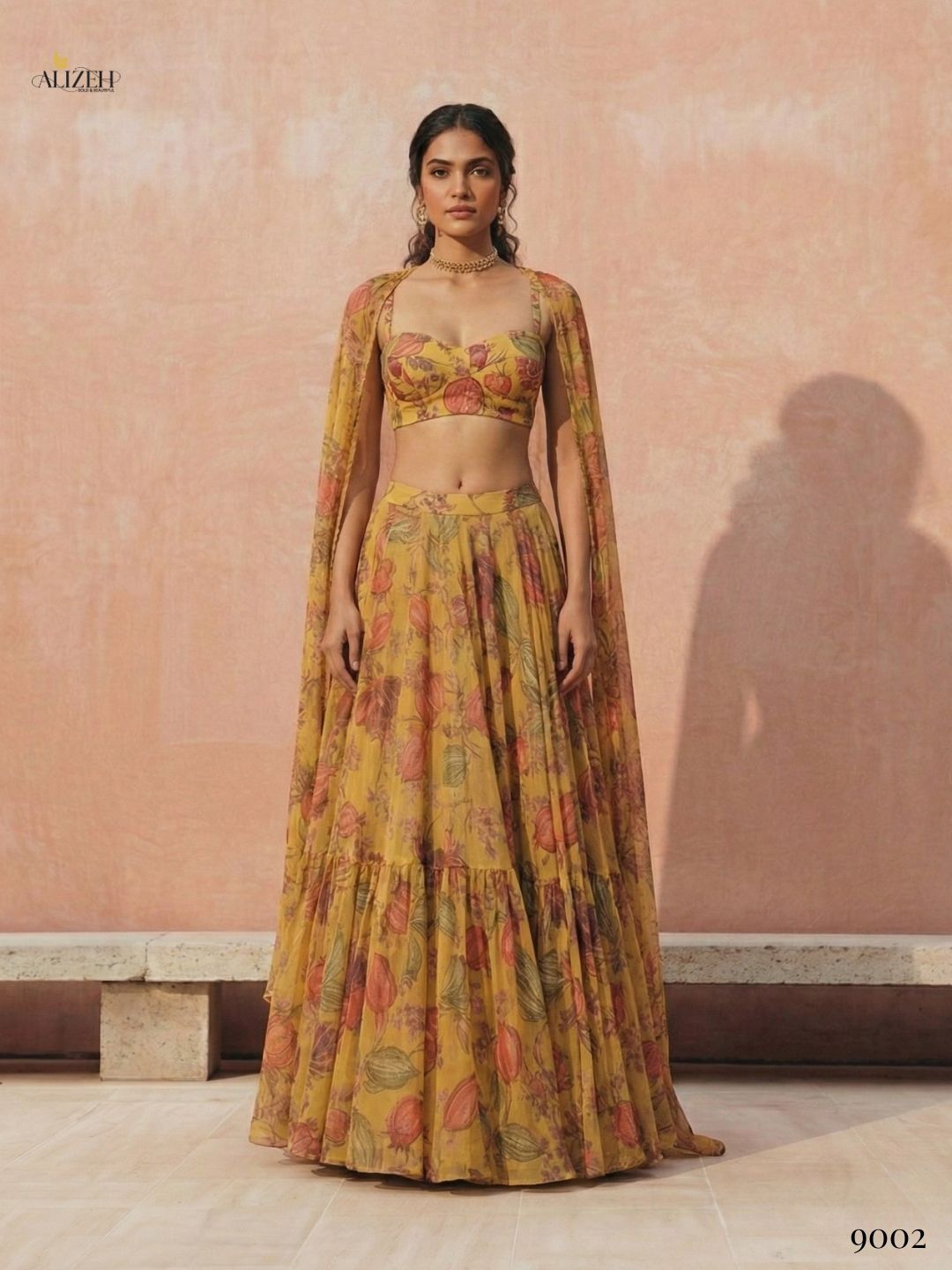 Alizeh Florence Georgette Printed lehenga Choli
