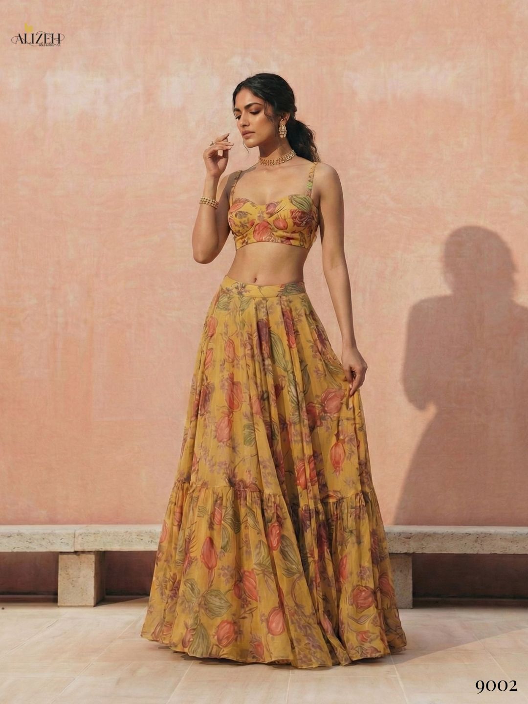 Alizeh Florence Georgette Printed lehenga Choli