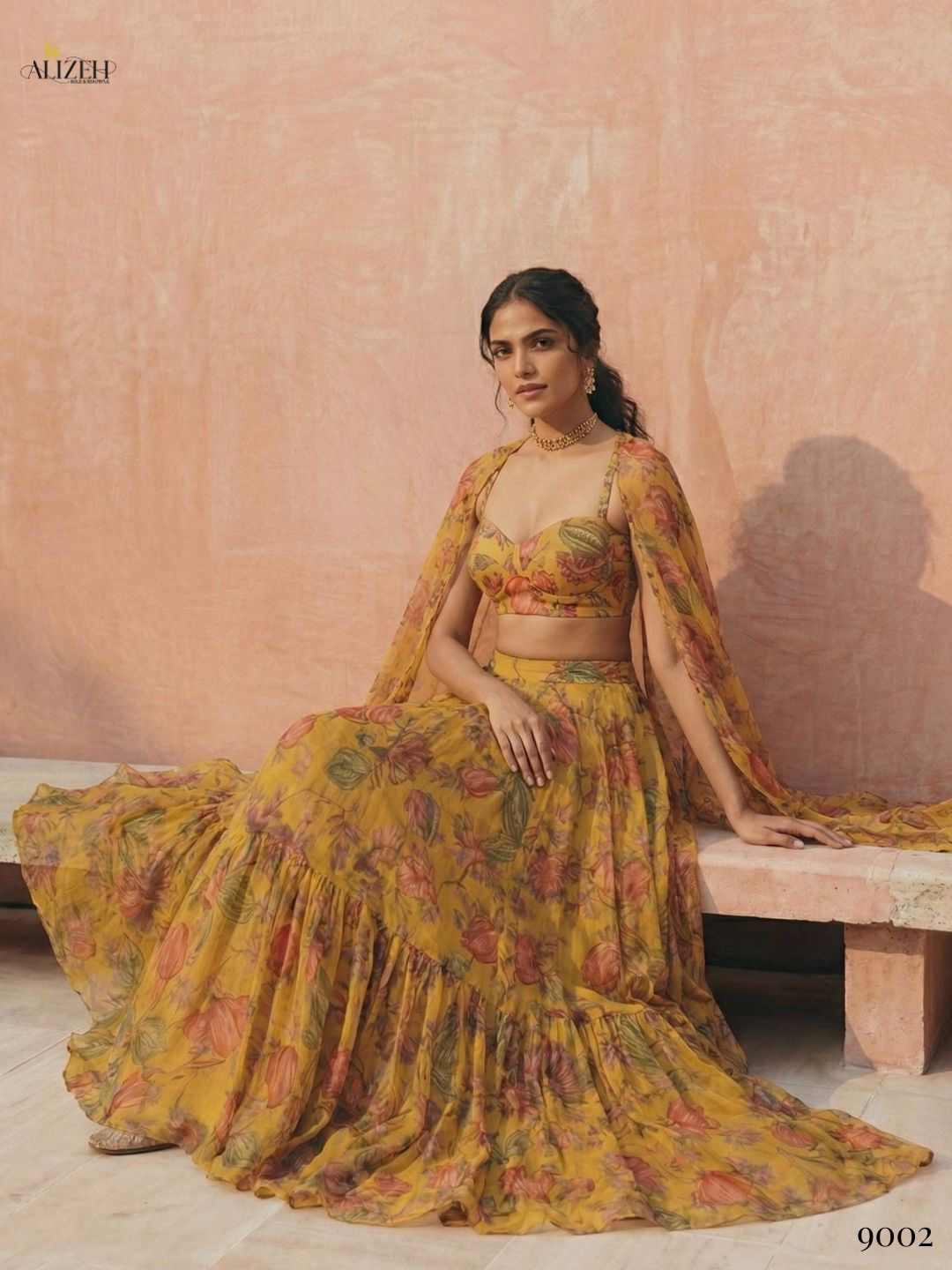Alizeh Florence Georgette Printed lehenga Choli