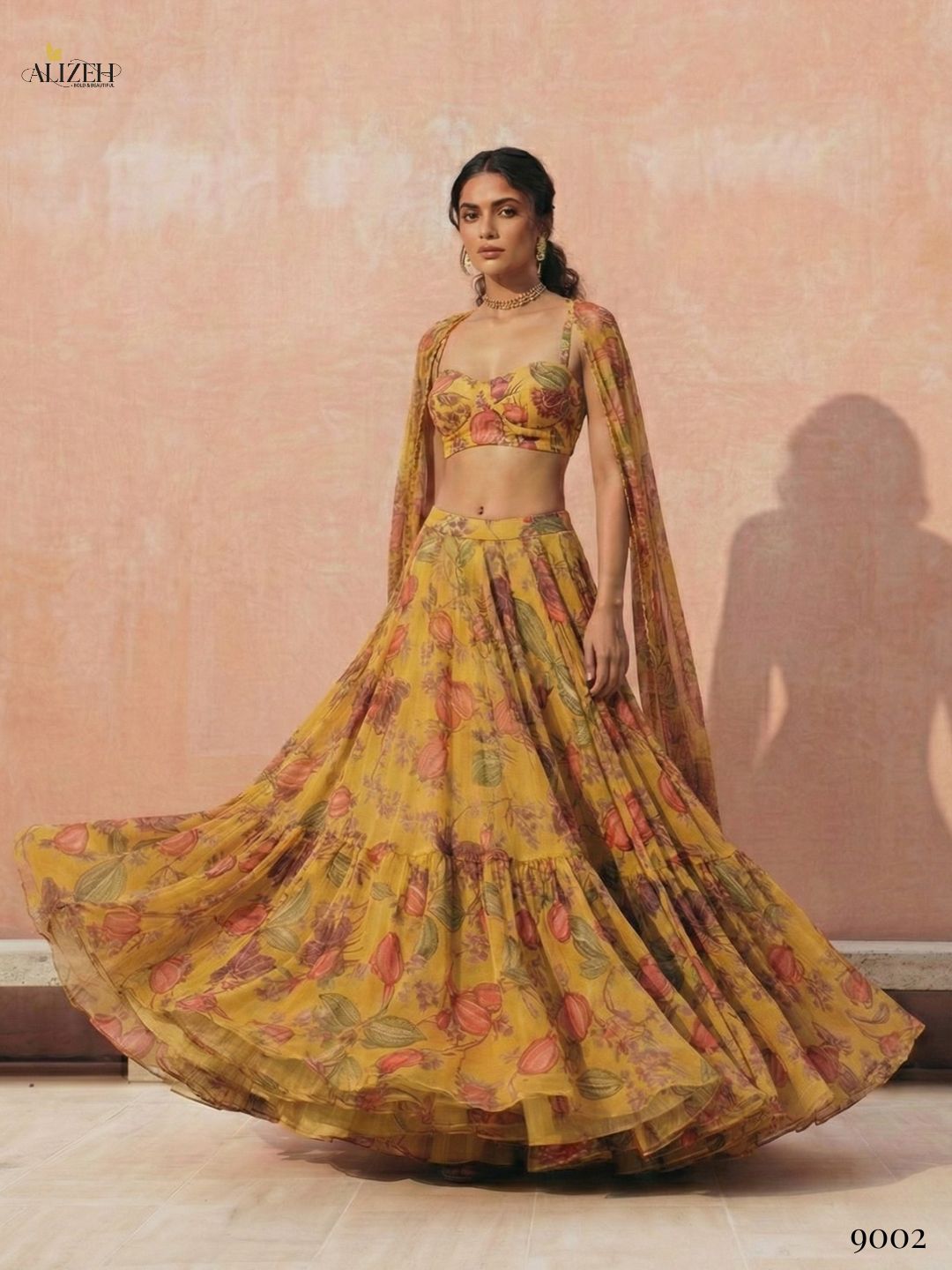 Alizeh Florence Georgette Printed lehenga Choli