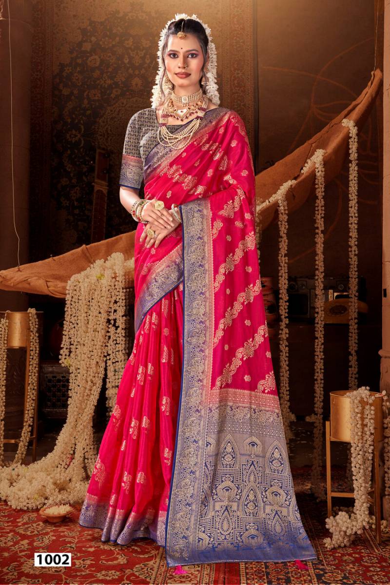 Saroj Bhumi Saroski Vol 1 Chinon Silk Beautiful Saree Collection