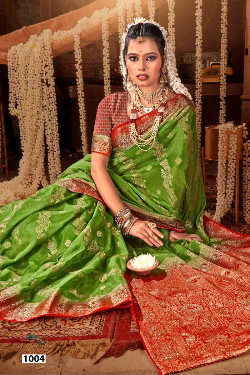Saroj Bhumi Saroski Vol 1 Chinon Silk Beautiful Saree Collection