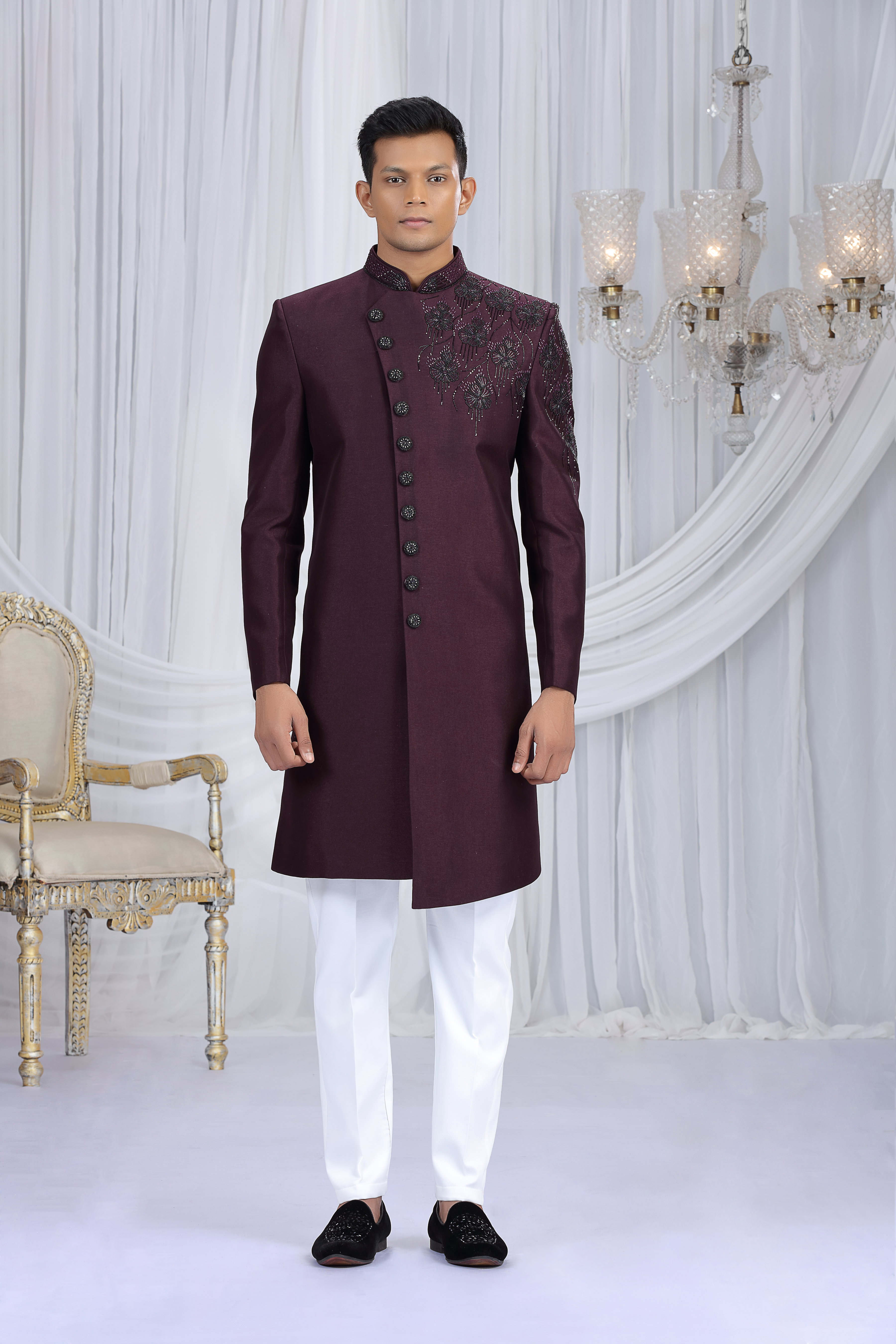 Sumi 4147 To 4151 Series Wedding Wear Heavy Sherwani