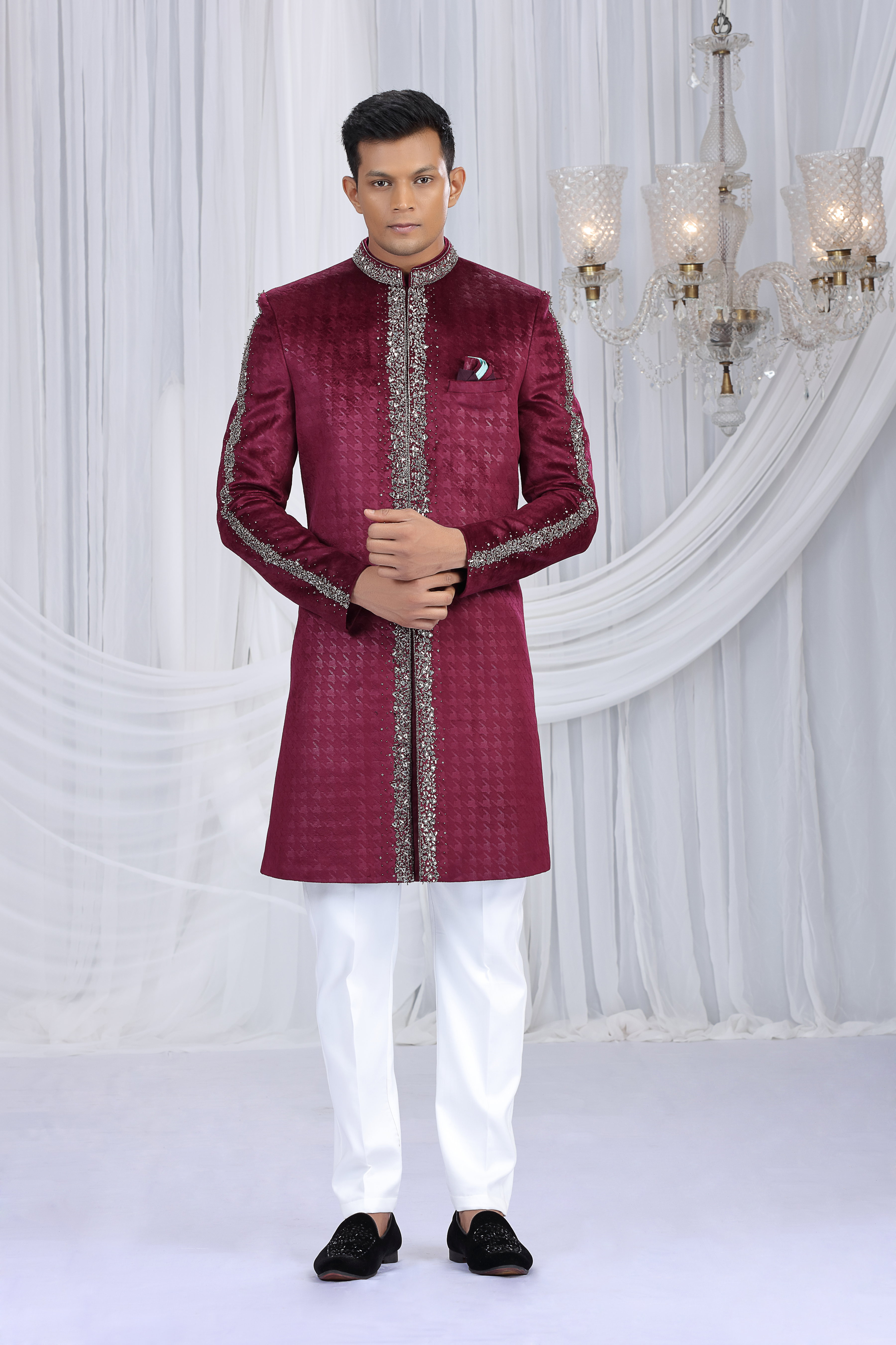 Sumi 4147 To 4151 Series Wedding Wear Heavy Sherwani