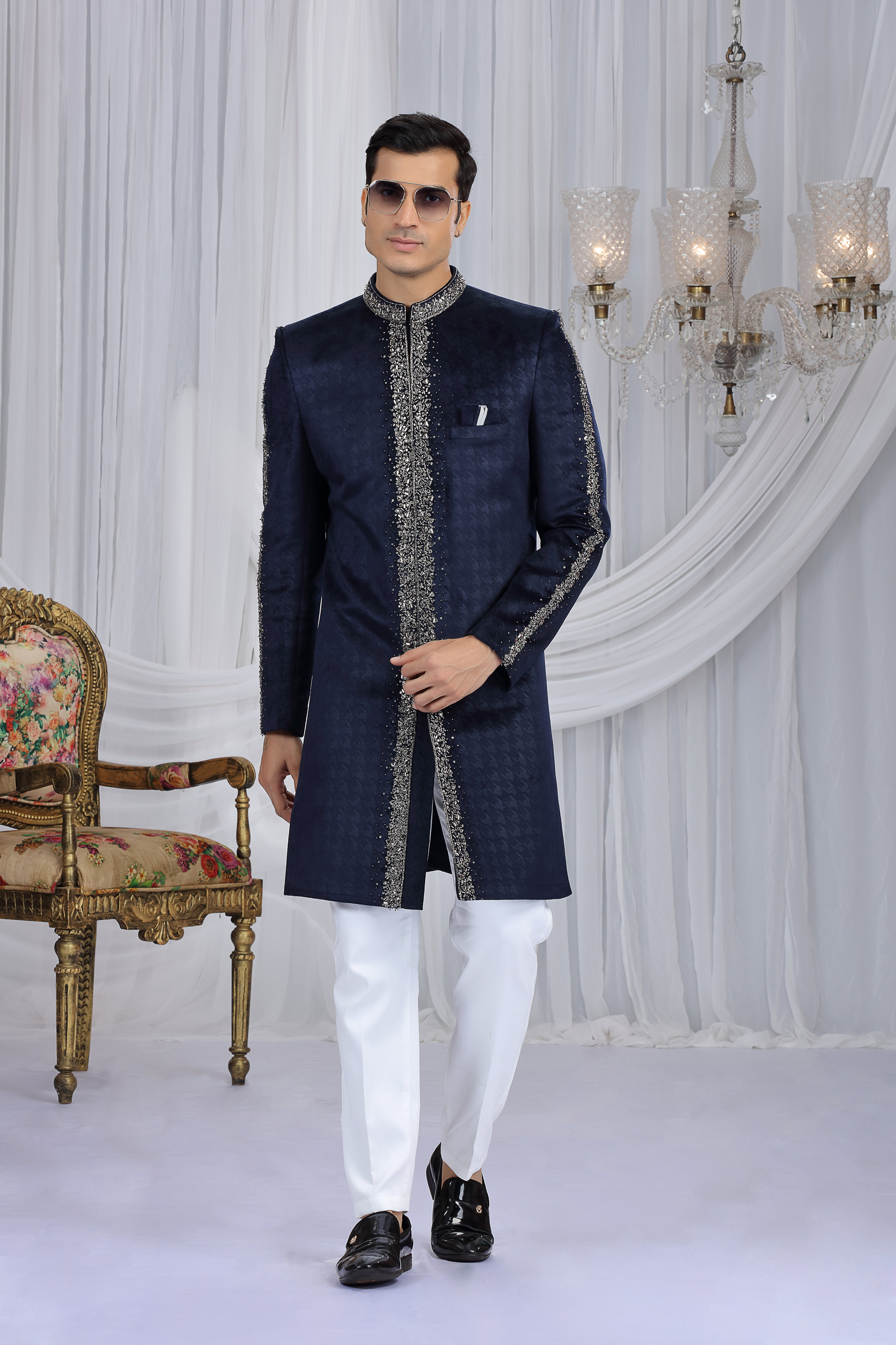 Sumi 4147 To 4151 Series Wedding Wear Heavy Sherwani