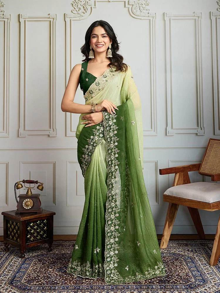 Jf 2831 Soft Crush Embroidered Designer Wedding Saree Collection
