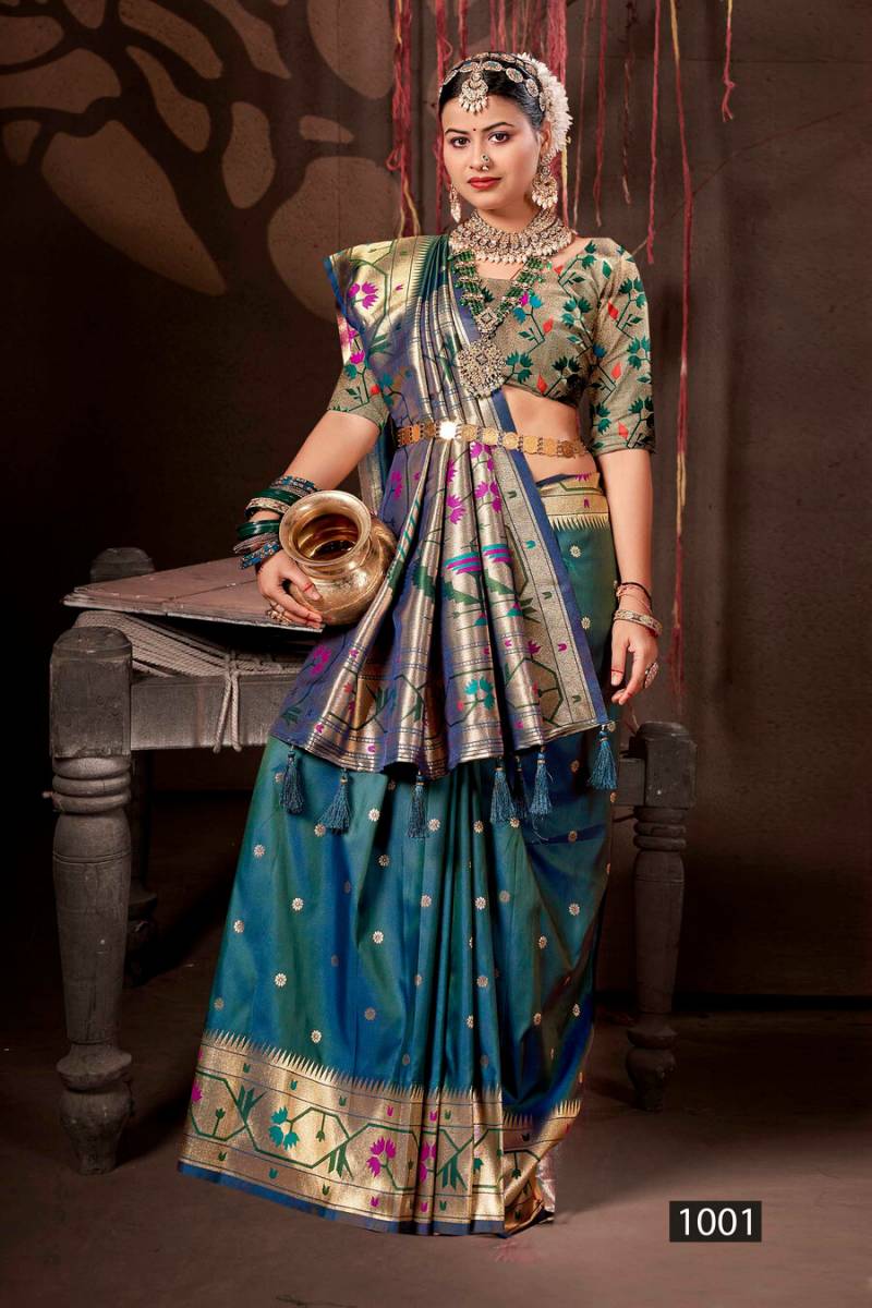 Saroj Surya Paithani Silk Beautiful Saree Collection