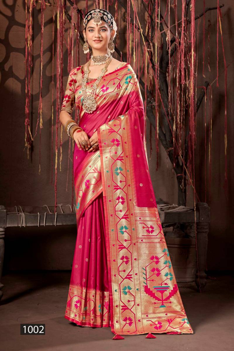 Saroj Surya Paithani Silk Beautiful Saree Collection