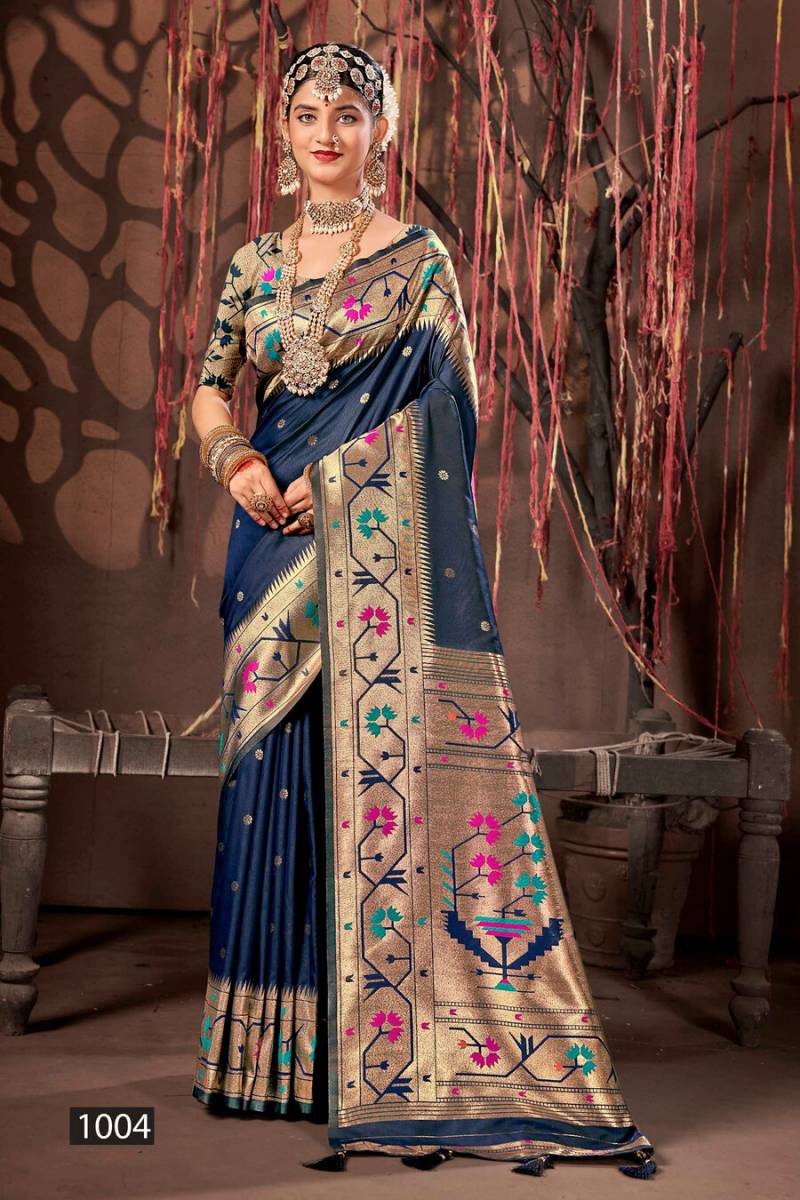 Saroj Surya Paithani Silk Beautiful Saree Collection