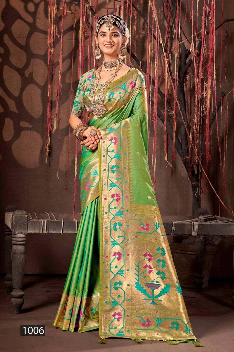 Saroj Surya Paithani Silk Beautiful Saree Collection