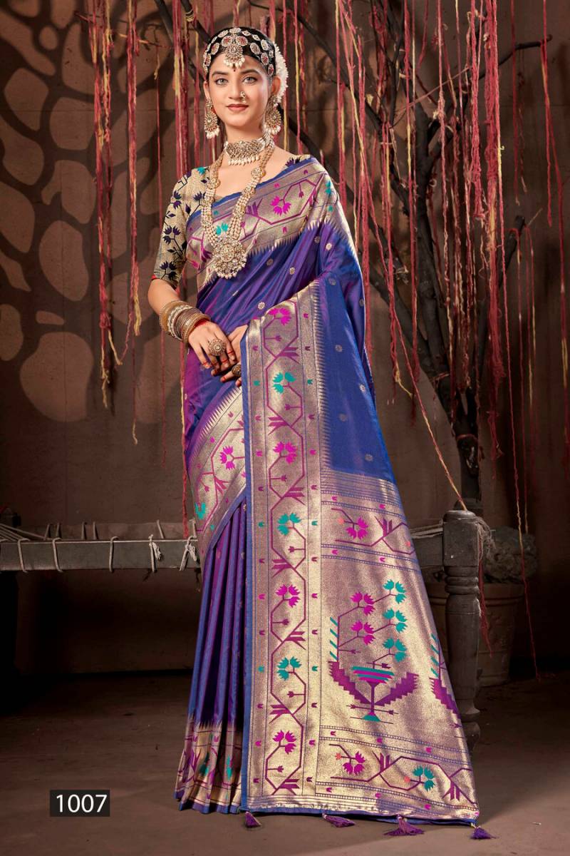 Saroj Surya Paithani Silk Beautiful Saree Collection