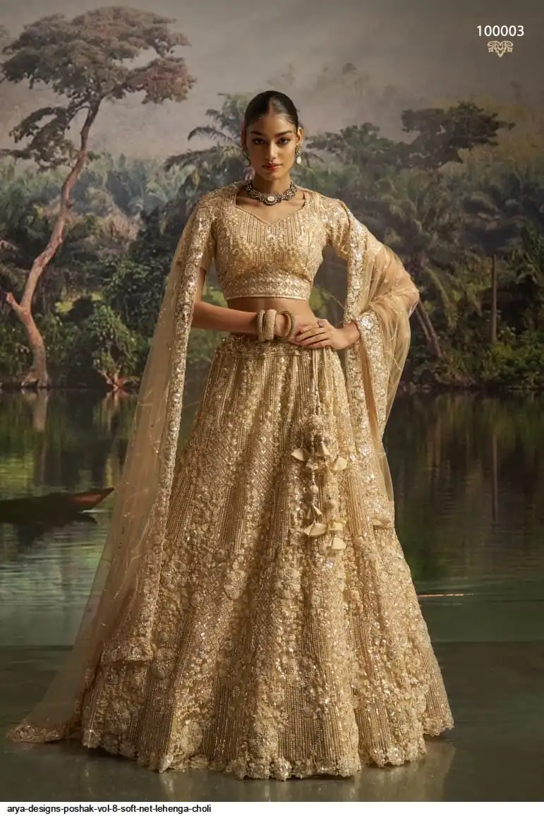 Arya Designer Poshak Vol 8 Soft Net Lehenga Choli