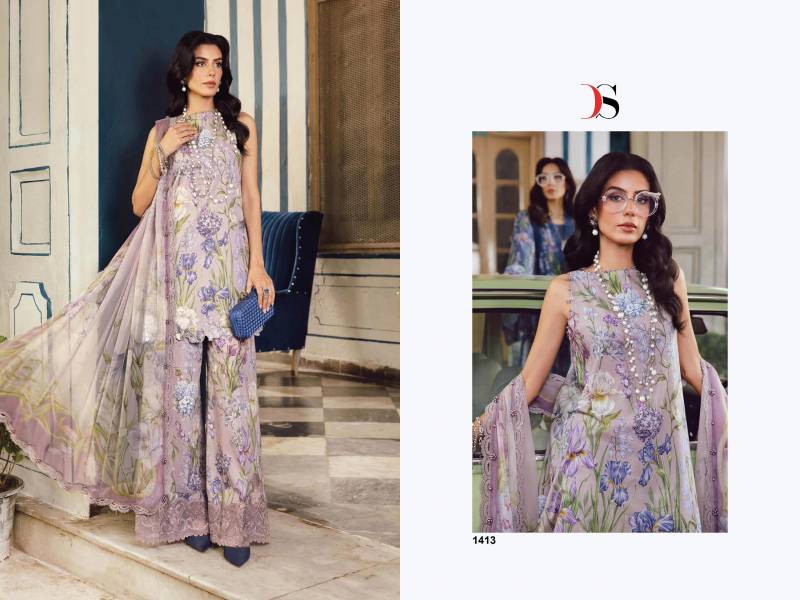 Deepsy Maria B M Print 25 Vol 5 Chiffon Dupatta Pakistani Salwar Suit