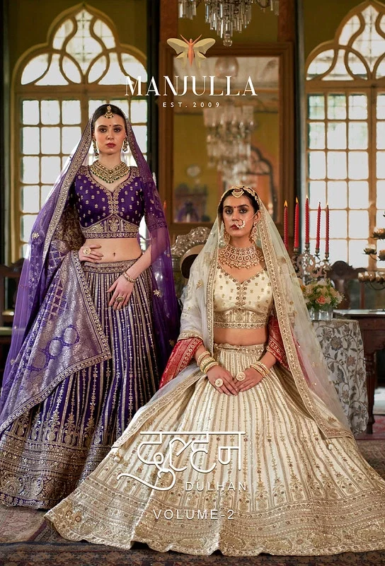 Dulhan Vol 2 Tone Silk With Embroidery Work Bridal Collection