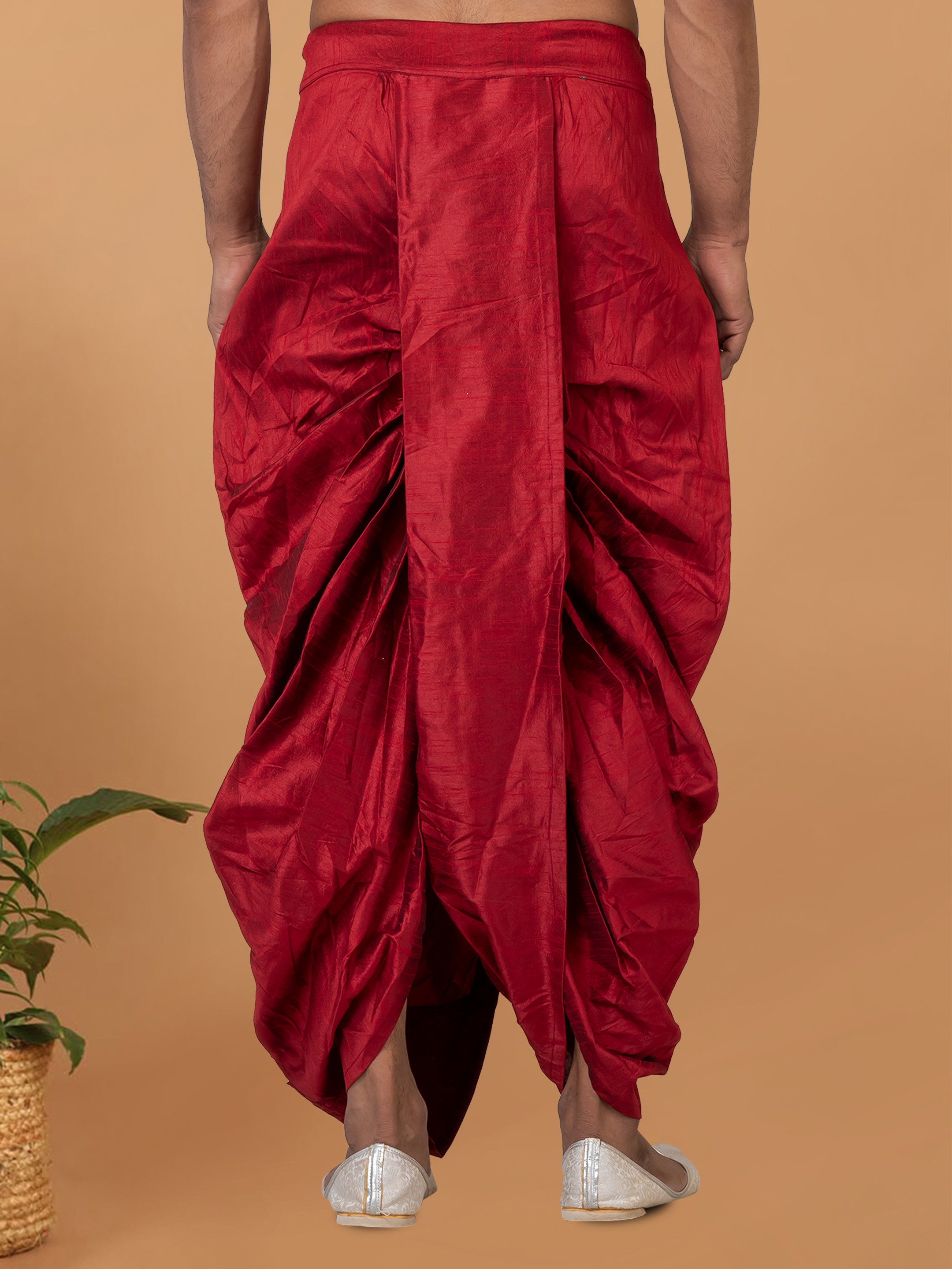 Swarg MB3230 to MB3236 Banarasi Dhupion Silk With Embroidery Dhoti Collection