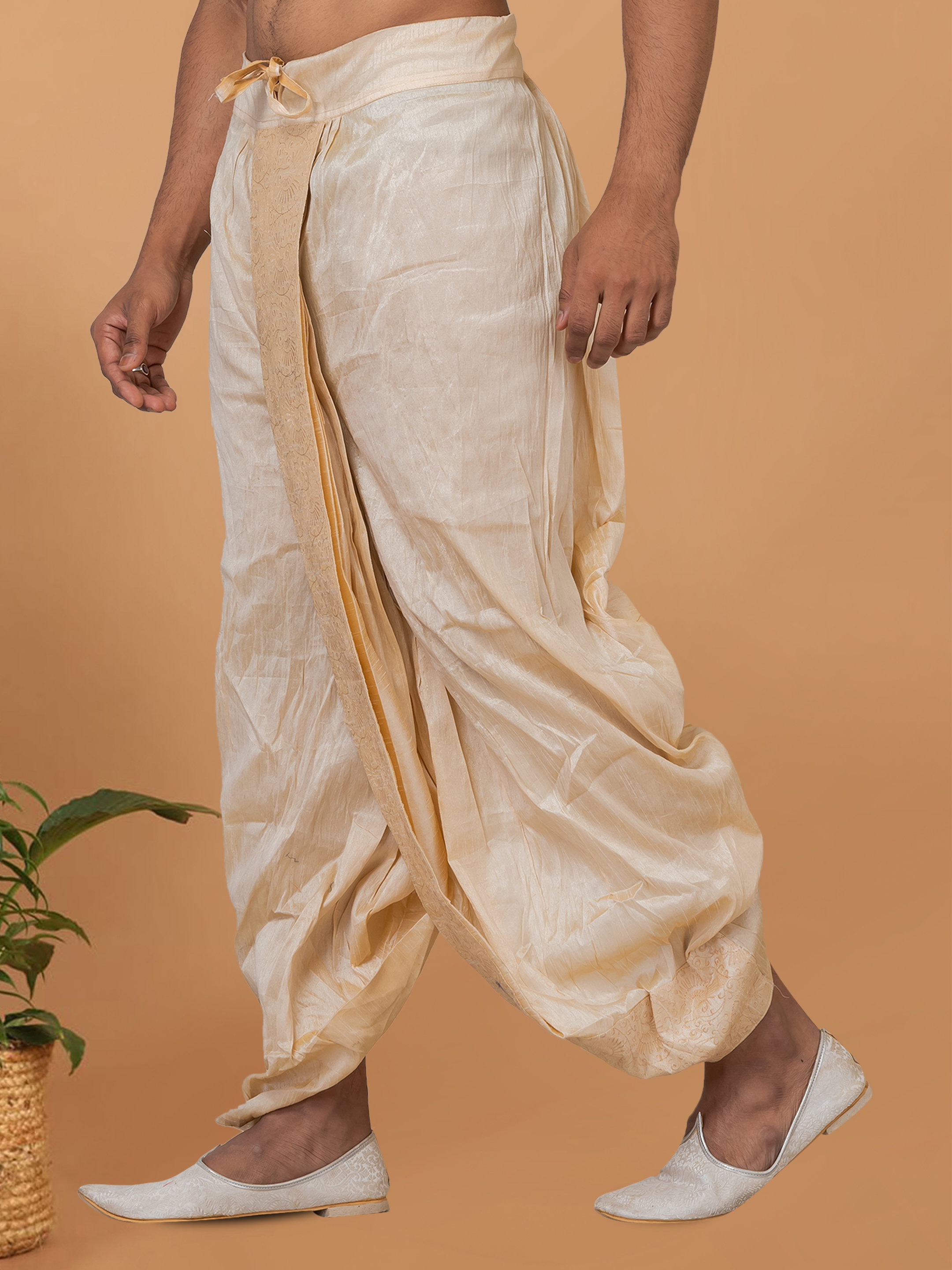 Swarg MB3230 to MB3236 Banarasi Dhupion Silk With Embroidery Dhoti Collection