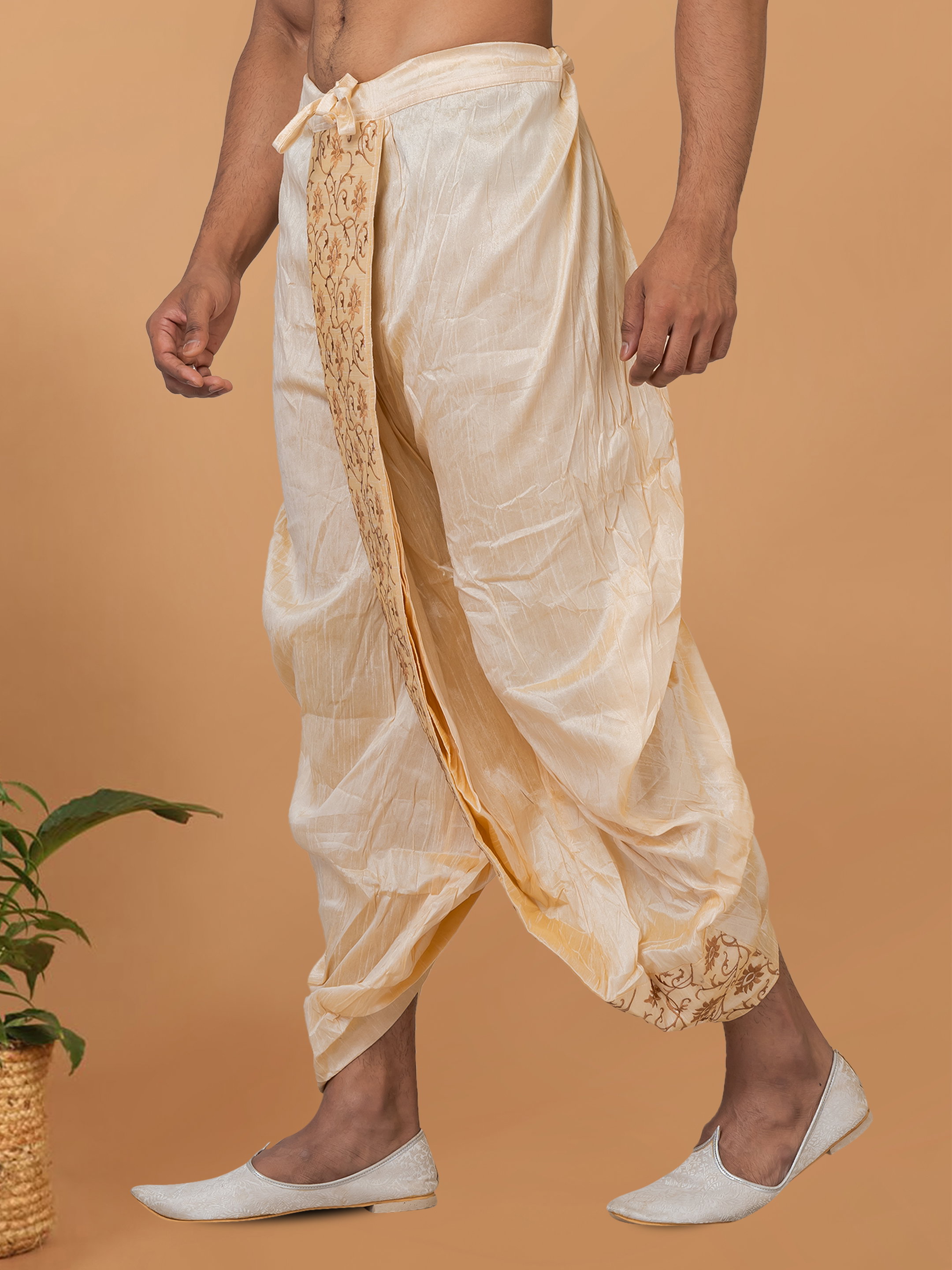 Swarg MB3230 to MB3236 Banarasi Dhupion Silk With Embroidery Dhoti Collection