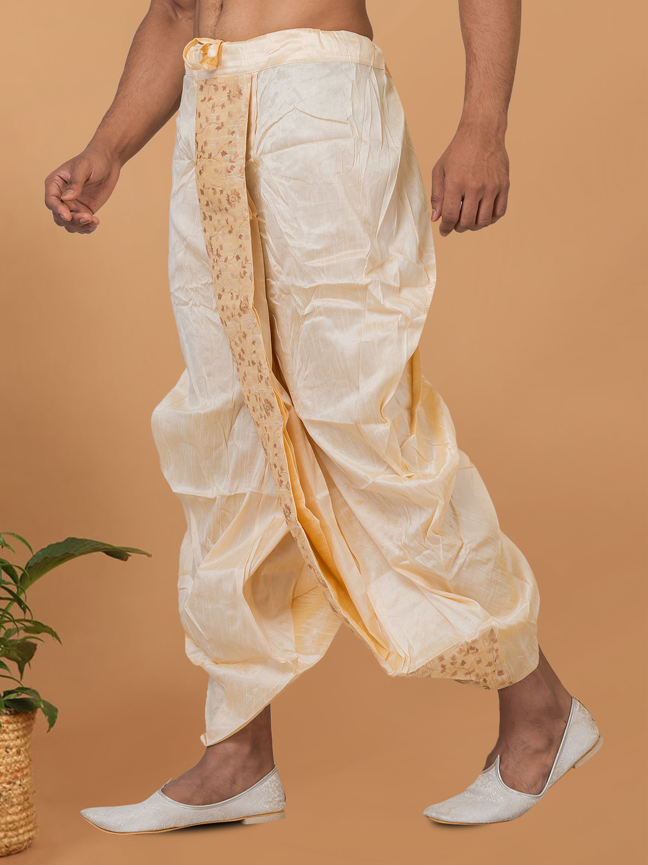 Swarg MB3230 to MB3236 Banarasi Dhupion Silk With Embroidery Dhoti Collection