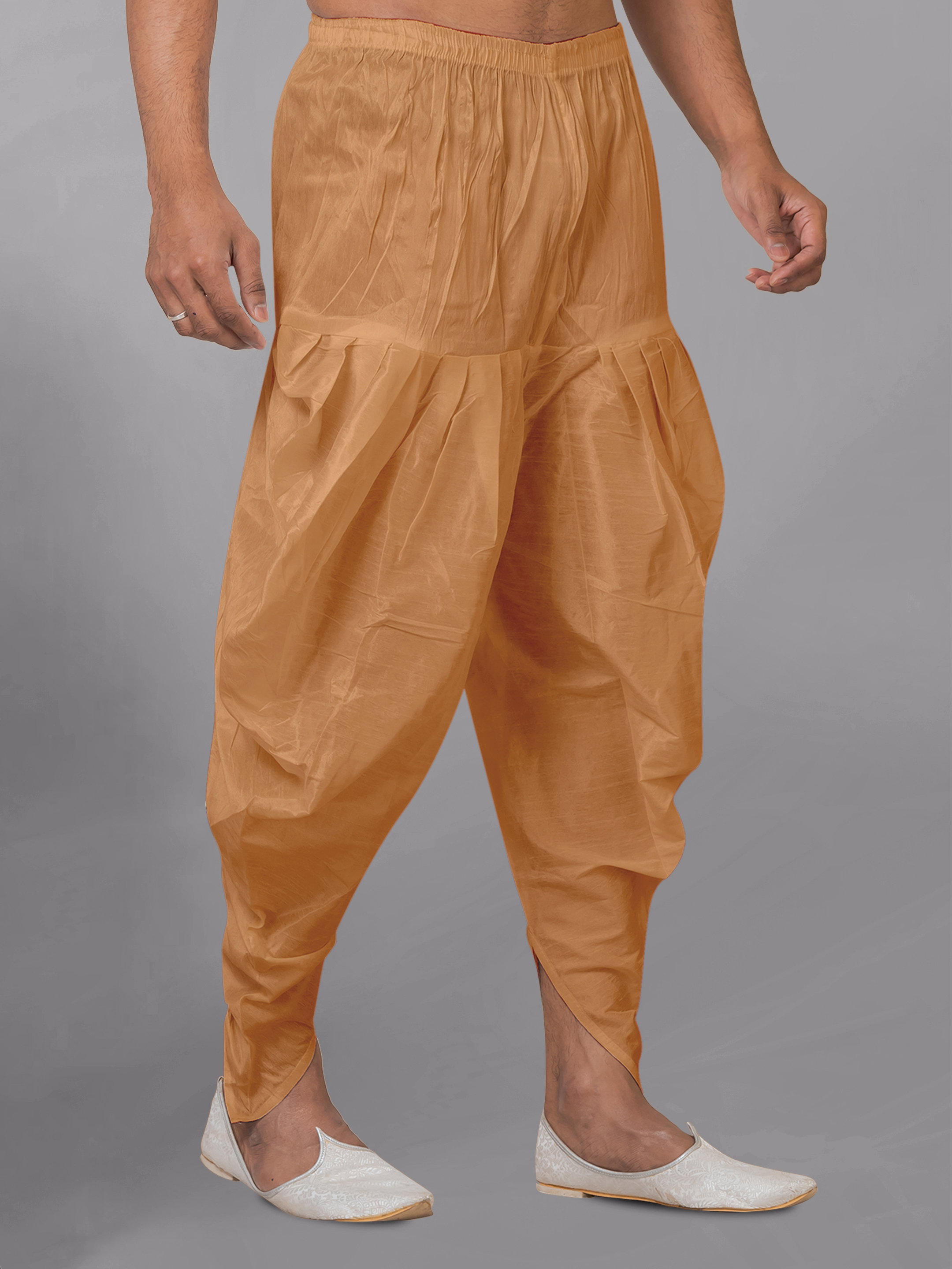 Swarg MB3237 to MB3245C Banarasi Dhupion Silk Dhoti Collection
