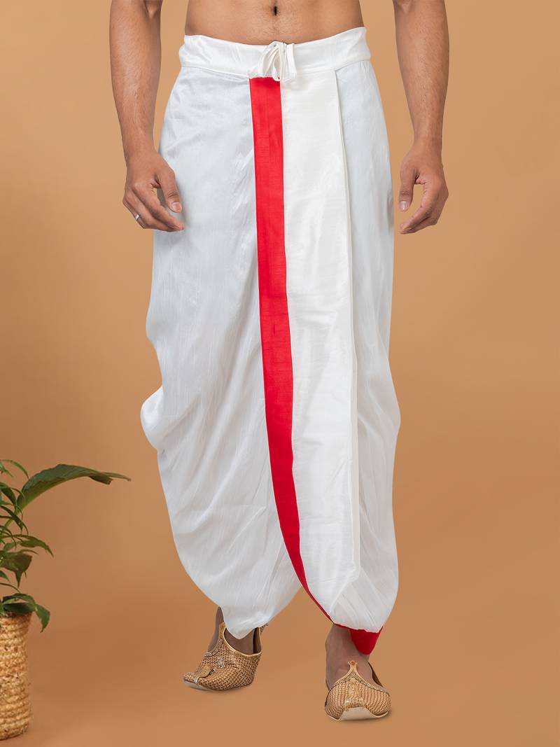 Swarg MB3246B20 to MB3259B33 Banarasi Dhupion Silk Dhoti Collection