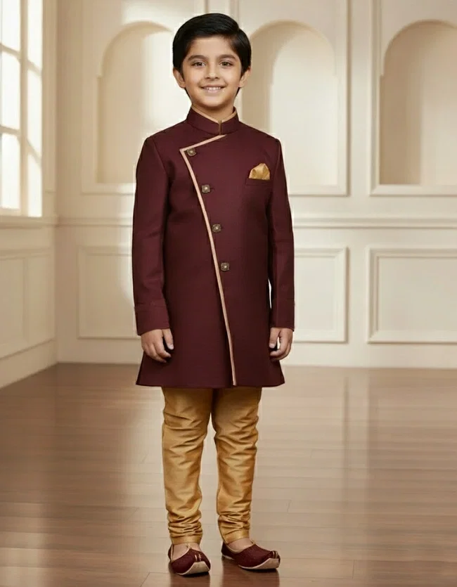 Swarg Series 972 to 978 Kids Indo Style With Bottom Kurta Collection