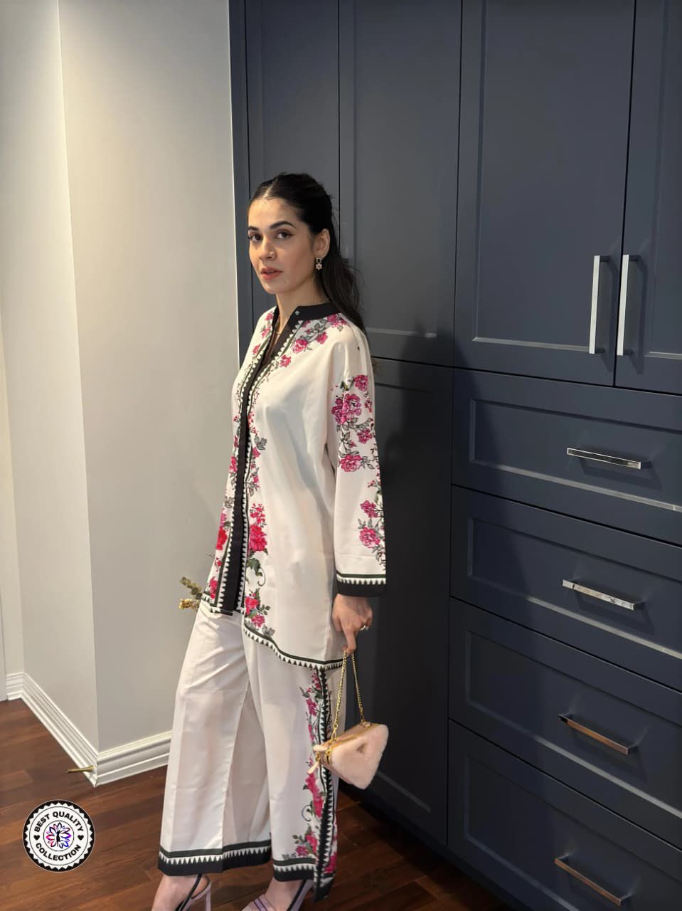 Lekha KL 506 Rayon Slub Printed Co Ord Set