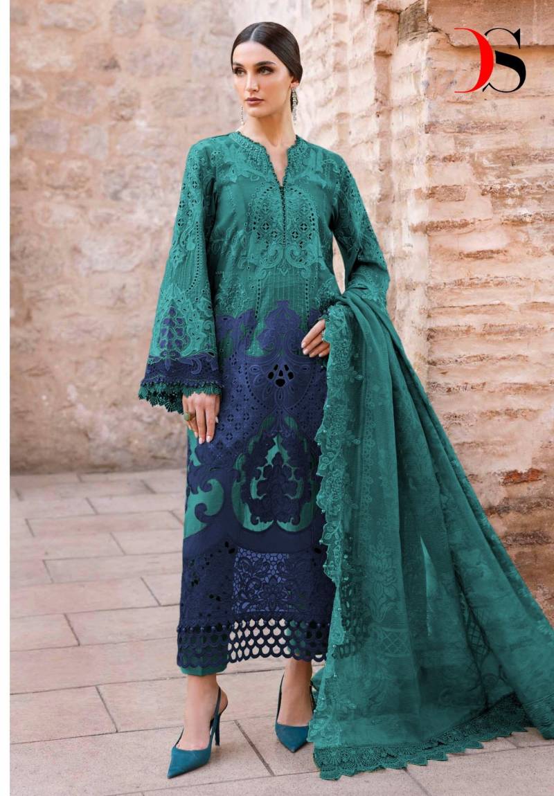 Deepsy Maria B 1286 Cotton Dupatta Cotton Pakistani Salwar Kameez