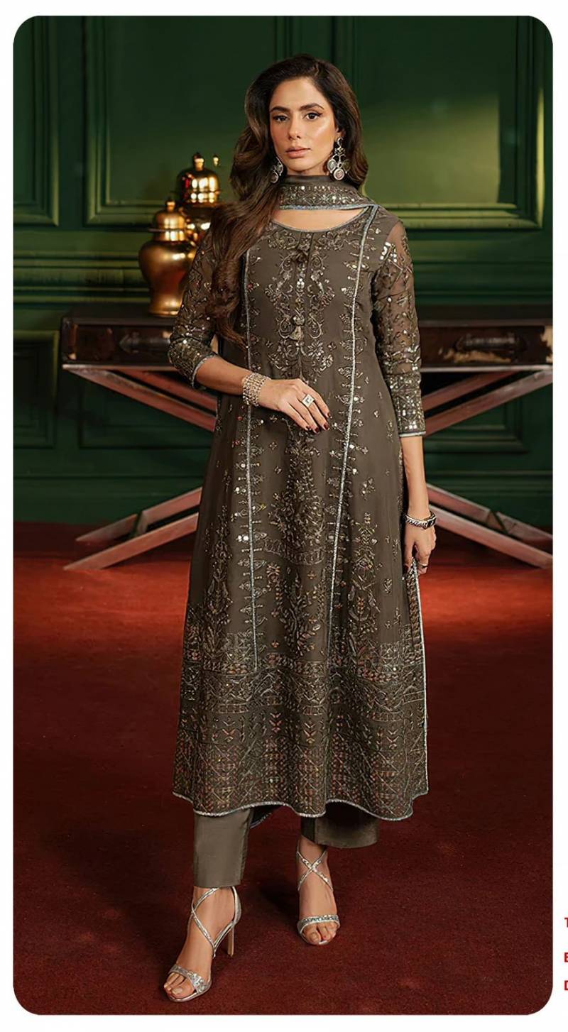 Sajida 1086 Georgette With Embroidery Work Pakistani Salwar Suits
